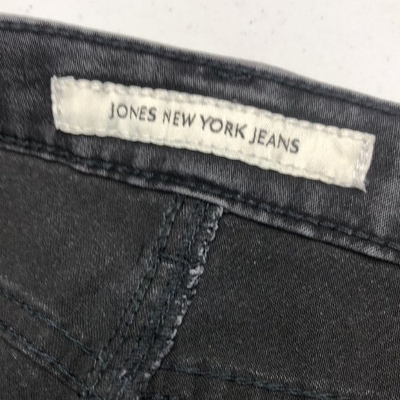 PREMIUM JONES NEW YORK GRAYWASH SUTTON STRAIGHT JEANS 6/28x30 ⭐ - Picture 2 of 9